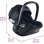 Portacuna y tumbona 2 en 1 Corolle Cybex Priam Negro Mate 36–42 cm