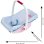 Portamuñecas rígido Klein Princess Coralie Para muñecas 35-45 cm