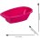 Set Bañera Muñecas Klein Princess Coralie Rosa 10 Piezas