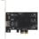 Tarjeta de red Exsys EX-60120 PCI Express x2 10 Gbit/s Low Profile