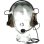 Auriculares Z-Tactical Comtac III con cable, micrófono y cancelación de ruido, verde