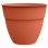 Pot ronde EDA Osaka Ø40 cm 28,3 L terracotta réservoir eau UV-gel