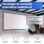 Proyector iggual FullHD 800 Lúmenes 150" Lámpara LCD Smart WiFi Portátil + Pantalla