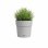 Jardinière Artevasi Capri Large 30 cm Autonome Gris Clair Réservoir Eau