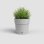 Jardinière Artevasi Capri Large 30 cm Autonome Gris Clair Réservoir Eau