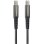 Thomson USB-C auf USB-C Kabel 100W 1,5 m Geflochtener Nylon Grau Reversibler Stecker