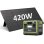 Estación de energía Fossibot F2400 2048Wh LiFePO4 13 puertos Panel solar 420W sistema UPS