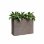 Jardinière Artevasi Sydney 80 cm Taupe Plastique 50 L Acabado Mate UV