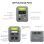 Estação de energia Fossibot F1200 1024Wh 7 portas Bateria LiFePO4 Carregamento rápido