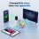 Colunas Sikenai BX-610 Bluetooth 5.3 2400mAh RGB com microfone