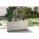 Jardinière EDA Volcania 98 L Effet Pierre Beige Double Paroi Anti-UV