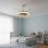 Ventilateur de Plafond avec Lumière Bel Air Home Houston Mini 96W 91cm 6 Vitesses Pales Rétractables Télécommande