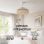 Ventilador de Techo con Luz Mellerware Rattan Sand 30W 106cm 6 Velocidades Motor DC Aspas Retráctiles Silencioso Mando Temporizador Invierno-Verano