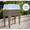 Pflanzkasten EDA Veg&Table City 57L Taupe 76x38,5x68cm