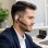 Auricular Karawan YYK-520 inalámbrico Bluetooth V6.1 con micrófono y base de carga negro