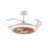 Ventilador de Techo con Luz Bel Air Home Delfín Mini 96W 91cm 6 Velocidades Motor DC Aspas Retráctiles Mando