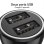 Autoladegerät USB Doppelt SIKENAI C12 3.1A Schwarz