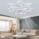 Deckenventilator mit Licht Autrucker 92W 77cm 6 Stufen Leise App Fernbedienung