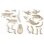 Kit excavación dinosaurios Clementoni Archéo Ludic T-Rex y Triceratops fosforescentes