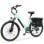Bicicleta Eléctrica Eskute C202 26" 250W 48V 17.5Ah Verde Shimano 7 velocidades