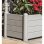 Pflanzkübel Stefanplast Italia 100 x 43 x 142 cm Grau Steinoptik Holzdekor