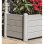 Cassetto da Giardino Rettangolare Esterno Stefanplast Italia Grigio Pietra Effetto Legno 100x43x142 cm 80 L