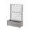 Pflanzkübel Stefanplast Italia 100 x 43 x 142 cm Grau Steinoptik Holzdekor