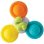 Infantino 3 Fidgets Banho Silicone Ventosas Bebé 4 Meses Multicolor