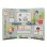 Tableau Jeu Éducatif Pliable Smoby School avec Horloge et 38 Cartes