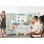 Tableau Jeu Éducatif Pliable Smoby School avec Horloge et 38 Cartes
