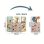Tableau Jeu Éducatif Pliable Smoby School avec Horloge et 38 Cartes
