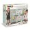 Tableau Jeu Éducatif Pliable Smoby School avec Horloge et 38 Cartes