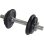 Schildkröt Hantelset 10 kg mit 30 cm Chromstange und Gusseisenplatten