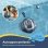 Robot Limpiafondos Piscina Ultenic Sans Fil 90min 80m²