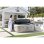 Cubierta Térmica Intex PureSpa Cuadrada 6 Plazas Espuma Alta Densidad Gris Oscuro