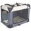 Caixa de transporte para cão Kerbl Journey dobrável 81x58x58 cm estrutura metálica