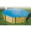 Lona de seguridad invierno Ubbink PVC 550 g/m² piscina octogonal Ø430 cm