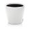 Vaso LECHUZA Classico Premium LS 50 Autorregável 40 L Branco Brilhante