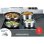 Set de cocina Arthur Martin AM2493 8 piezas acero inoxidable mango extraíble inducción