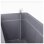 Bac à fleurs Deroma Muret Cosmo 78x39 cm Anthracite 74.4L avec réservoir d'eau et roulettes