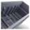 Jardinière Deroma Muret Millennium R Gris Antracite 78,5x39x39,1 cm 73 L