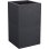 Jardinière EDA Volcania Up 36 L Gris Anthracite 29,5x29,5x49,5 cm