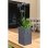 Jardinière EDA Volcania Up 36 L Gris Anthracite 29,5x29,5x49,5 cm