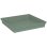 Plat pour pots carrés EDA Toscane 40x40x5,9 cm Vert Laurier