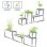 Jardinera murale EDA Volcania 116 L beige effet pierre 99,5x39,5x60 cm