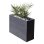 Jardinière Muret Loft Graphit EDA 46L Plastique Gris Anthracite