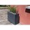 Jardinière Muret Loft Graphit EDA 46L Plastique Gris Anthracite