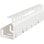 Bandeja de gestión de cables vidaXL acero blanco 43 x 9 x 11,5 cm