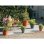 Jardinière Rond EDA Toscane Bleu Jean 10 L Ø30 cm Anti-UV Ingélif