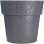Maceta Riviera Terea Gris Ø58 cm Polipropileno Diseño Geométrico